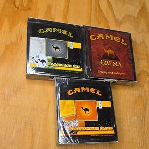 Vtg Camel Tins Set Of 3